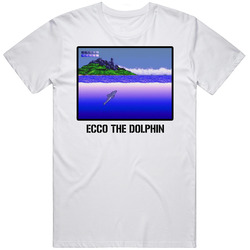 Ecco The Dolphin Video Game Classic Retro Fan T Shirt