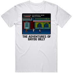 The Adventures Of Bayou Billy Video Game Classic Retro Fan T Shirt