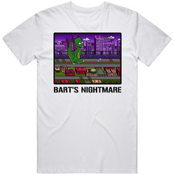 Bart's Nightmare Video Game Classic Retro Fan T Shirt