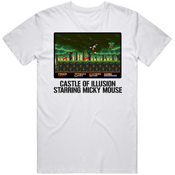Castle Of Illusion Starring Micky Mouse Video Game Classic Retro Fan T