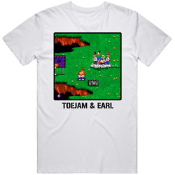 Toejam And Earl Video Game Classic Retro Fan T Shirt