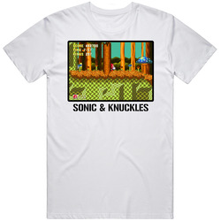 Sonic And Knuckles Video Game Classic Retro Fan T Shirt