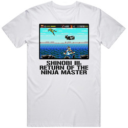 Shinobi Iii Return Of Ninja Master Video Game Classic Retro Fan T Shir