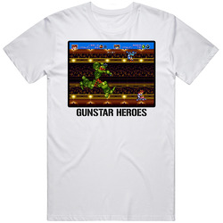 Gunstar Heroes Video Game Classic Retro Fan T Shirt