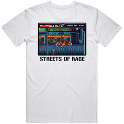 Streets Of Rage Video Game Classic Retro Fan T Shirt