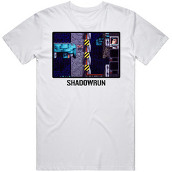 Shadowrun Video Game Classic Retro Fan T Shirt