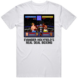 Evander Holyfield's Boxing Video Game Classic Retro Fan T Shirt
