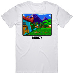 Bubsy Video Game Classic Retro Fan T Shirt