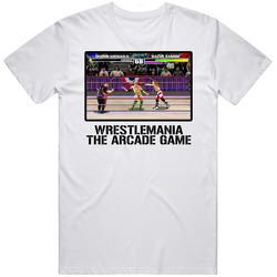 Wrestlemania The Arcade Game Video Game Classic Retro Fan T Shirt
