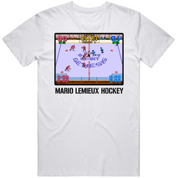 Mario Lemieux Hockey Video Game Classic Retro Fan T Shirt