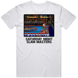 Saturday Night Slam Masters Video Game Classic Retro Fan T Shirt