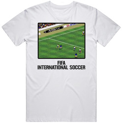 Fifa International Soccer Video Game Classic Retro Fan T Shirt