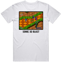 Sonic 3d Blast Video Game Classic Retro Fan T Shirt