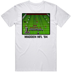 Madden Nfl 94 Video Game Classic Retro Fan T Shirt