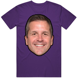 John Harbaugh Baltimore Football Fan T Shirt