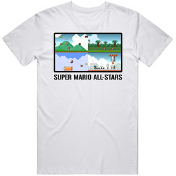Super Mario All Stars Video Game Classic Retro Fan T Shirt