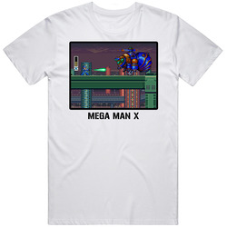 Mega Man X Video Game Classic Retro Fan T Shirt