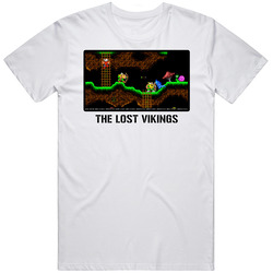 The Lost Vikings Video Game Classic Retro Fan T Shirt