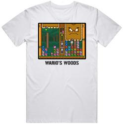 Wario's Woods Video Game Classic Retro Fan T Shirt