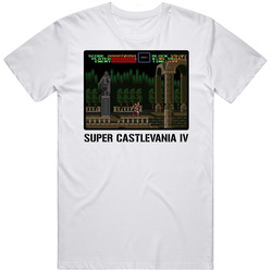 Super Castlevania Iv Video Game Classic Retro Fan T Shirt