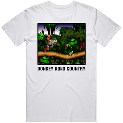 Donkey Kong Country Video Game Classic Retro Fan T Shirt