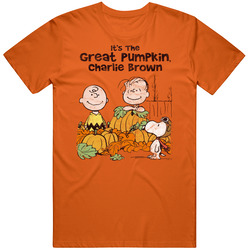 It's The Great Pumpkin Charlie Brown Halloween Special Fan T Shir