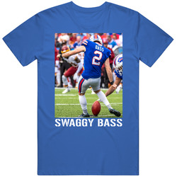 Tyler Bass Swaggy Bass Buffalo Football Fan T Shirt