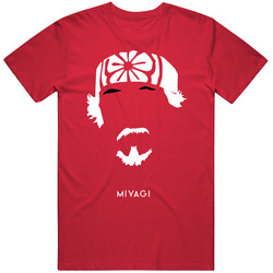 Mister Miyagi Karate Kid Movie 80s Cool Fan T Shirt