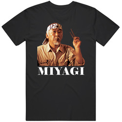Mister Miyagi Karate Kid Movie Cool Fan T Shirt