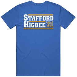 Matthew Stafford Higbee Los Angeles Football 21 Fan T Shirt