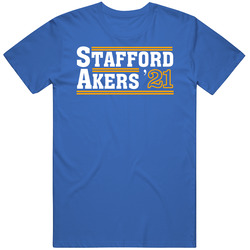 Matthew Stafford Akers Los Angeles Football 21 Fan T Shirt