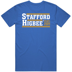 Matthew Stafford Higbee Los Angeles Football 22 Fan T Shirt