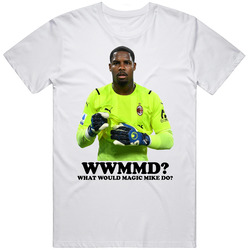 Magic Mike Maignan Wwjd Ac Milan Soccer Fan T Shirt