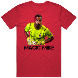 Magic Mike Maignan Ac Milan Soccer Futbol Fan T Shirt