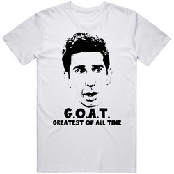 Ross Geller Greatest Of All Time Goat Friends Tv Show Fan T Shirt