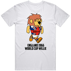 World Cup Willie 1966 England World Cup Soccer Mascot Fan T Shirt