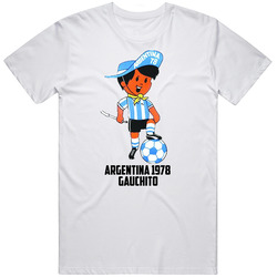 Gauchito 1978 Argentina World Cup Soccer Mascot Fan T Shirt