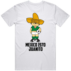 Juanito 1970 Mexico World Cup Soccer Mascot Fan T Shirt