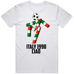 Ciao 1990 Italy World Cup Soccer Mascot Fan T Shirt