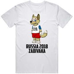 Zabivaka 2018 Russia World Cup Soccer Mascot Fan T Shirt
