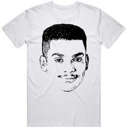 Carlton Banks Fresh Prince Of Bel Air Character Tv Show Fan T Shirt