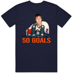 Mike Bossy 50 Goals New York Hockey Fan T Shirt