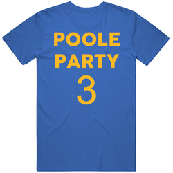 Jordan Poole Party 3 Golden State Basketball Fan T Shirt
