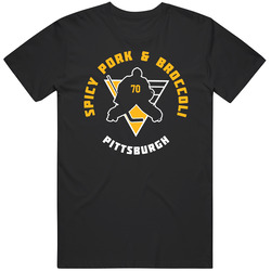 Louis Domingue Spicy Pork Broccoli Pittsburgh Hockey Fan T Shirt