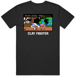 Clay Fighter Video Game Classic Retro T Shirt