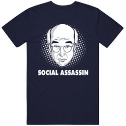 Larry David Social Assassin Curb Your Enthusiasm Tv Show Cool T Shirt