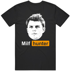 Zach Wilson Milf Hunter Parody New York Football Fan T Shirt