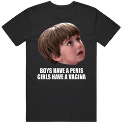 Kindergarten Cop Movie Quote Boys Penis Girls Vagina Funny Fan T Shirt