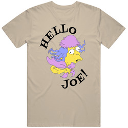 Hello Joe Grandma Flanders Simpsons Tv Show T Shirt