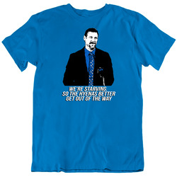 Dan Campbell Head Coach Hungry Hyenas Detroit Football T Shirt